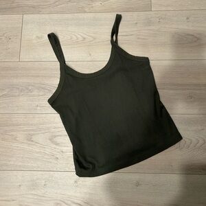 Wild Fable Olive Green Crop Top, Women’s Size M